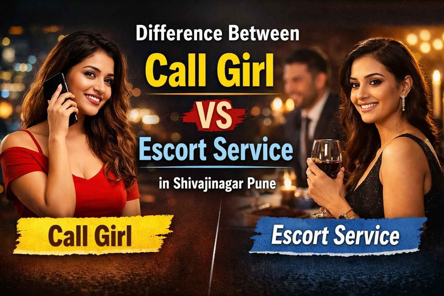 You are currently viewing Difference Between Call Girl and Escort Service in Shivajinagar Pune